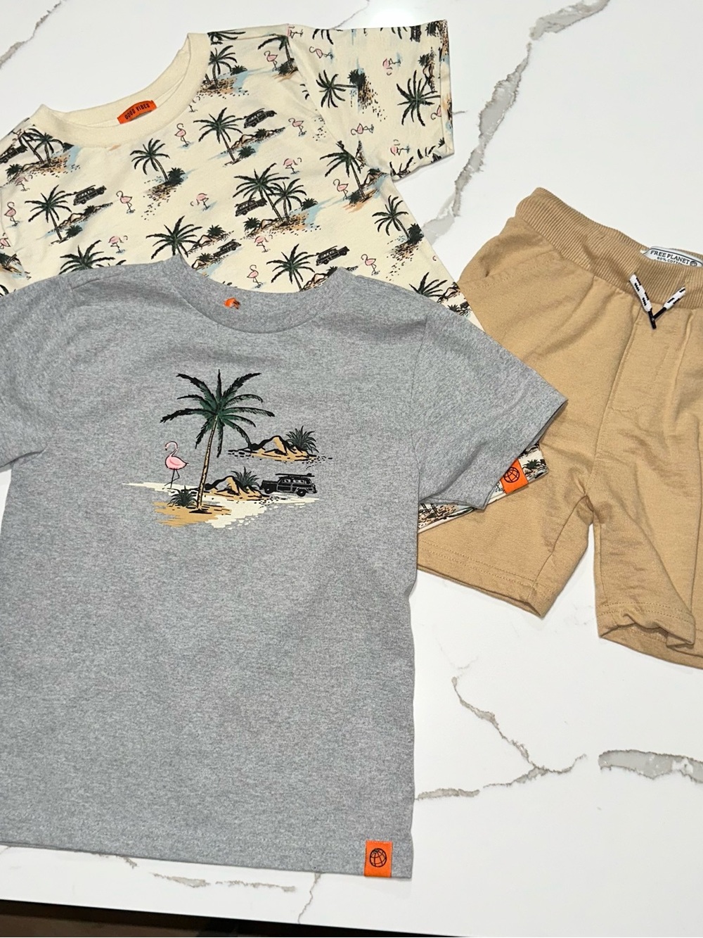 Free Planet | Boys | Beachy Vacation Vibes | Matching Set | Size 6